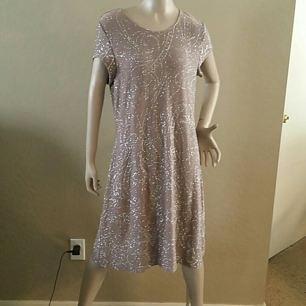 Marina Dress Sparkle Design Light Purple